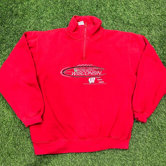 Wisconsin 2000 Rose Bowl Quarter Zip - Picture 1 of 4